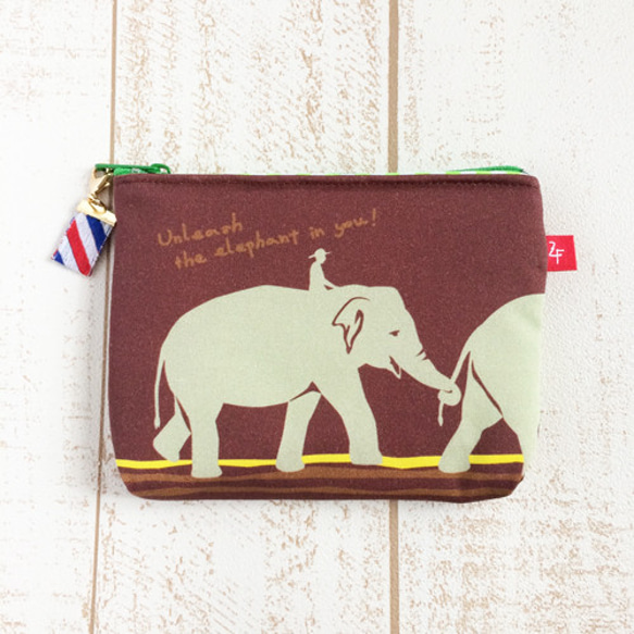 《包郵》Mini Pouch Elephant BR 第2張的照片