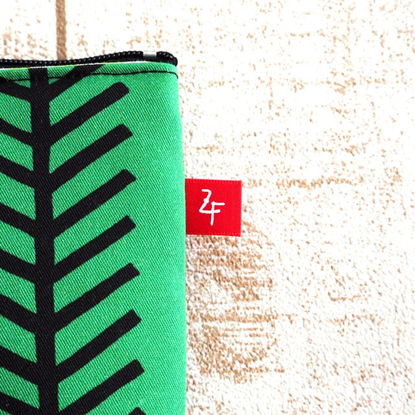 《送料無料》ふんわりミニポーチ 森 4枚目の画像