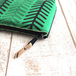 《送料無料》ふんわりミニポーチ 森 3枚目の画像