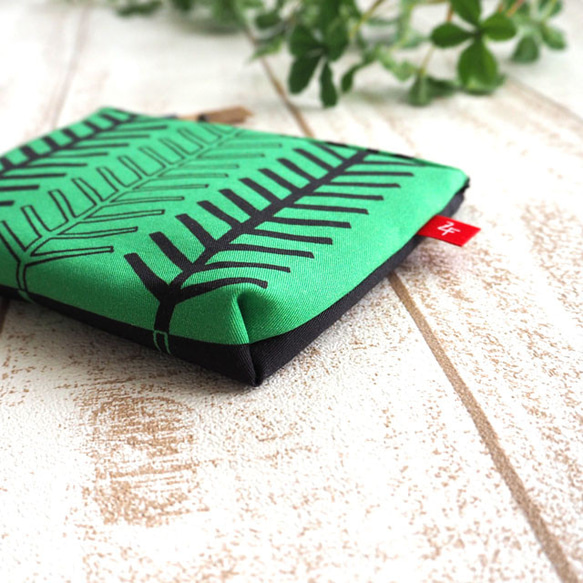 《送料無料》ふんわりミニポーチ 森 6枚目の画像