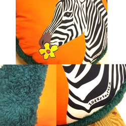 モコふわクッション シマウマ 4枚目の画像