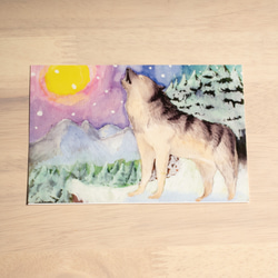 フユとオオカミのポストカード 1枚目の画像