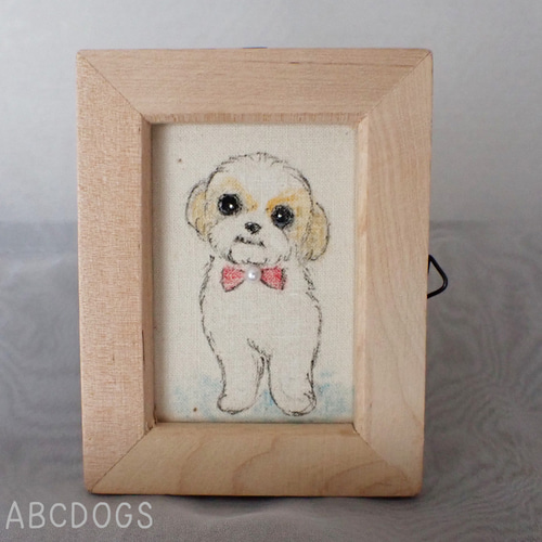 ミニミニクレヨンフレーム シー・ズー シーズー 絵画 ABCDOGS 通販