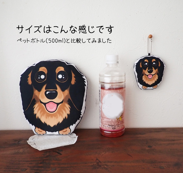 Mini Cushion &amp; Mini Gurumi Black Pug 第5張的照片