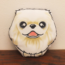 迷你墊（毛絨玩具）Pekingese霜 第1張的照片