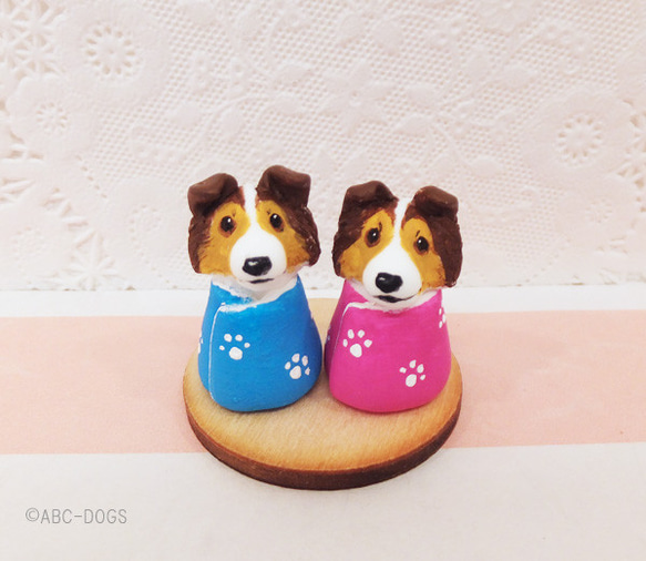 小さなお雛様 シェルティセーブル 雛人形 その他置物 ABCDOGS 通販