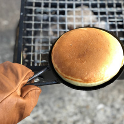 【ふわっふわホットケーキ専用パン】ちっちゃいフライパン／ソロ　キャンプ　で大活躍「MAMEMARU　PAN」１１ｃｍ　 4枚目の画像