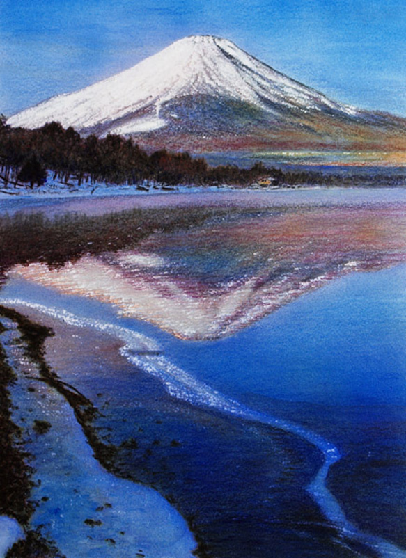 冬の山中湖 1枚目の画像