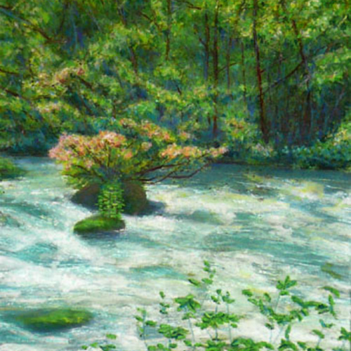 初夏の渓流 絵画 takanax 通販 79466｜Creema(クリーマ)