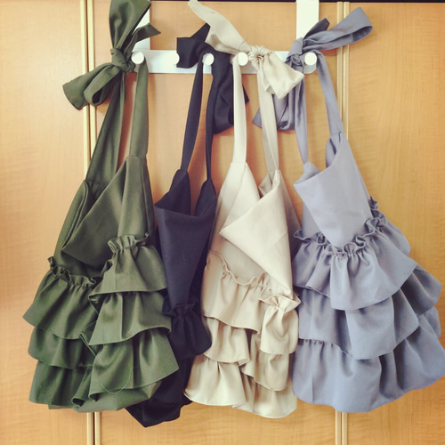 JAMIE PUECH フリルデザインショルダーバッグ 美品♡ JAMIN PUECH ショルダーバッグ｜レディース