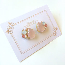 icy color bijou earring〜チェリーブロッサム 2枚目の画像