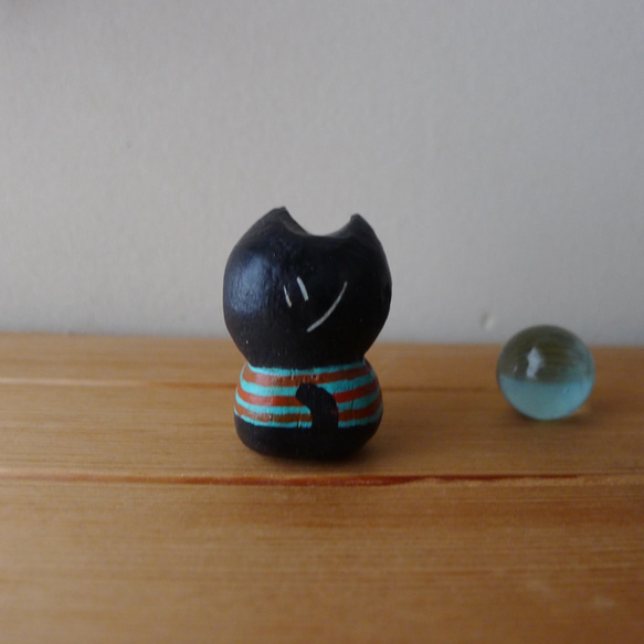 コロポックン人形　黒猫 7枚目の画像