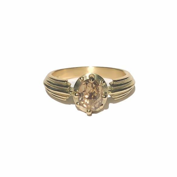 Champagne Diamond Comet Ring（彗星リング） 1枚目の画像