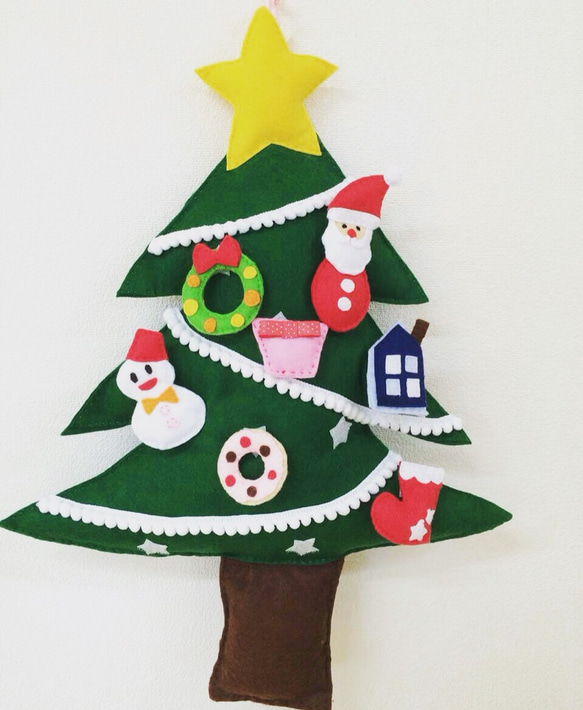 フェルトでクリスマスツリー 雑貨・その他 tomooo213 通販 3855374