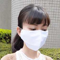 息スゥスゥで快適・オフィスで使える立体マスク(白)※マスクは感染を完全に予防するものではありません　 3枚目の画像