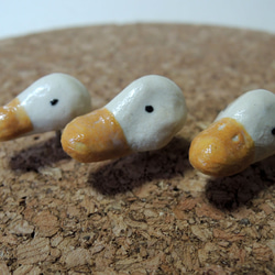 がーちゃん（アヒル）はしおき 素ペア 箸・箸置き 家鴨窯（あひるがま