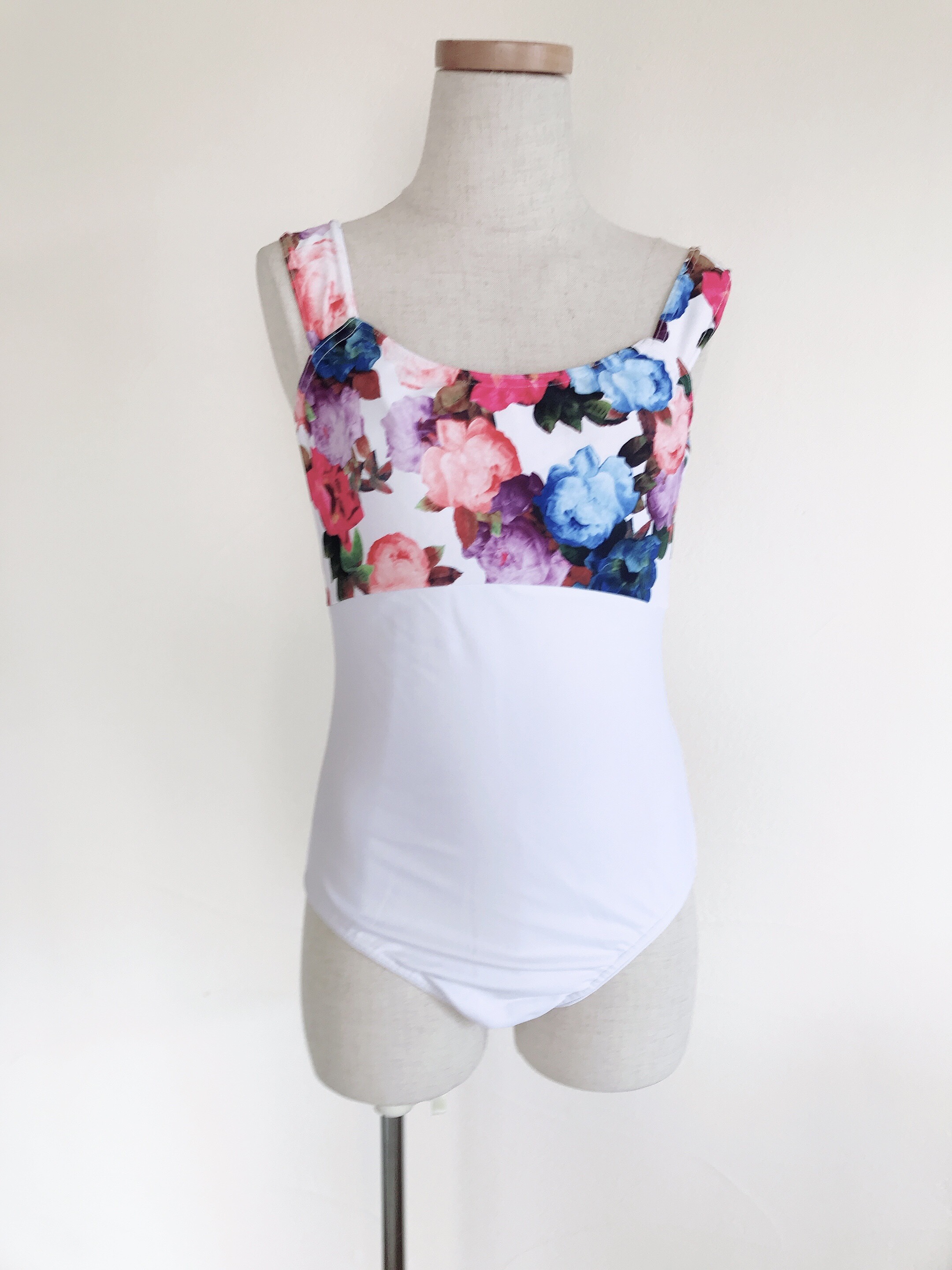 フローラル　キャミソールレオタード