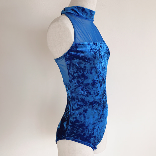 クラッシュベロアタートルネックレオタード その他ファッション雑貨 風