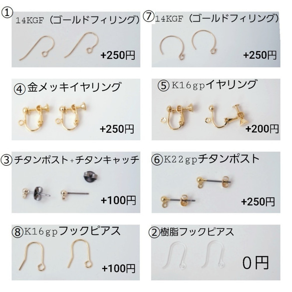 金具変更可★ブルーオニキスピアス　P29 4枚目の画像