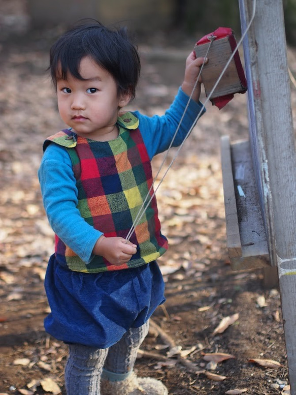 バッククロススタイ＆かぼちゃパンツのセットアップ 4枚目の画像