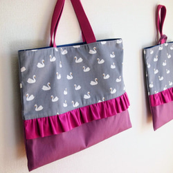 海の生き物☆レッスンバッグ☆靴袋セット☆クジラ☆サメ☆男の子