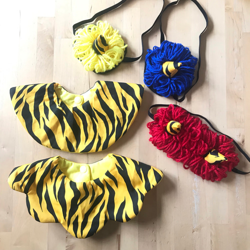 節分＊ハンドメイド＊小鬼パンツ スタイ ツノ 節分＊ハンドメイド＊小鬼パンツ スタイ ツノ 鬼のまんまるスタイ