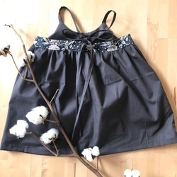 リバティプリント キャミワンピ バックリボン 3枚目の画像