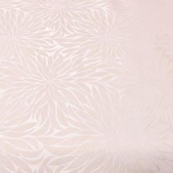 正絹 長襦袢地 はぎれ【菊模様織り出し】ピンク ５０cm 2枚目の画像