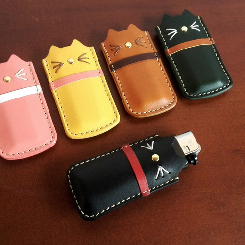 カラーオーダー可＊ 猫のライターケース その他ケース craft-made 通販