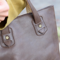 marso mini tote (Dark Brown) 2枚目の画像