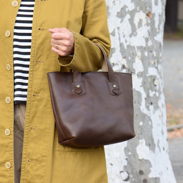 marso mini tote (Dark Brown) 6枚目の画像