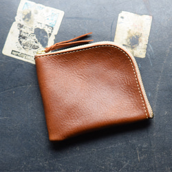 Short Zip Wallet (Classic Brown) 1枚目の画像