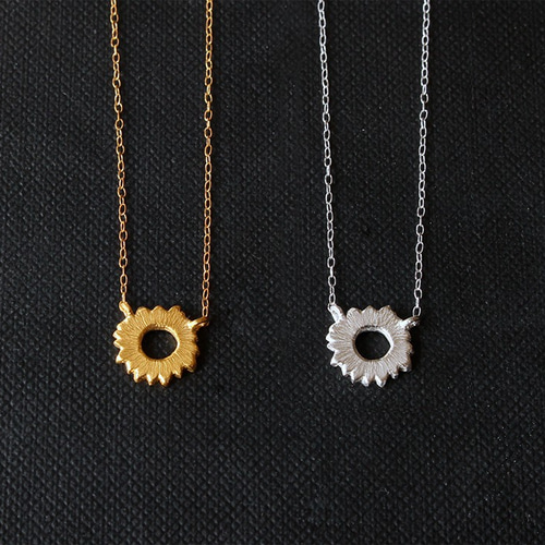 ゴーヤネックレス〔 sv / gold plating or rhodium plating
