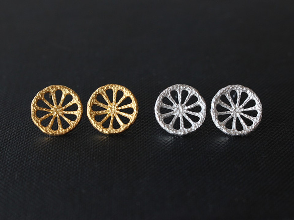レモンピアス M〔 sv / gold plating or rhodium plating 〕 1枚目の画像