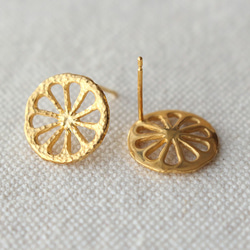 レモンピアス M〔 sv / gold plating or rhodium plating 〕 2枚目の画像