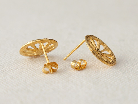 レモンピアス M〔 sv / gold plating or rhodium plating 〕 3枚目の画像