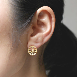 レモンピアス M〔 sv / gold plating or rhodium plating 〕 4枚目の画像