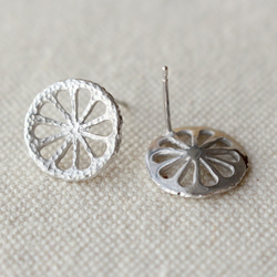 レモンピアス M〔 sv / gold plating or rhodium plating 〕 5枚目の画像