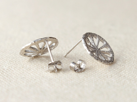 レモンピアス M〔 sv / gold plating or rhodium plating 〕 6枚目の画像