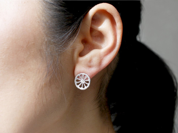 レモンピアス M〔 sv / gold plating or rhodium plating 〕 7枚目の画像