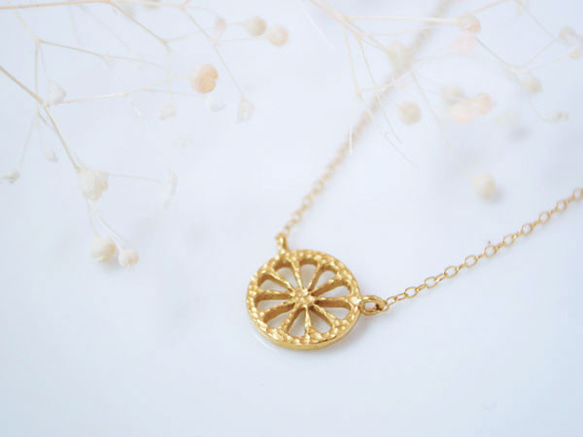 remon necklace〔sv/ gold plating〕【訂製】 第2張的照片