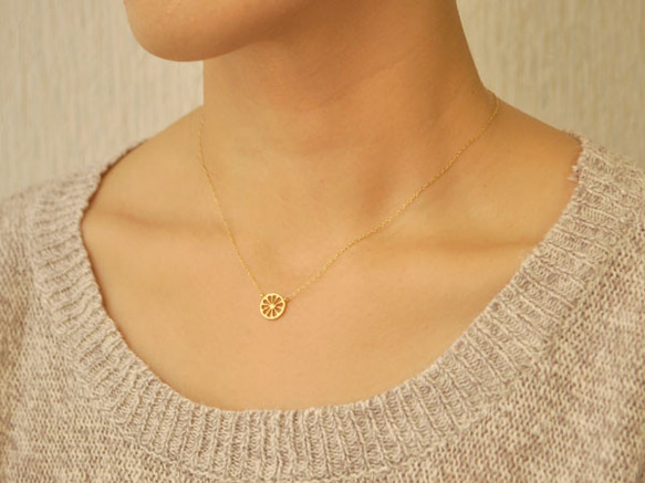 remon necklace〔sv/ gold plating〕【訂製】 第3張的照片