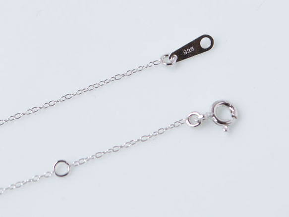 remon necklace〔sv/ rhodium plating〕 第4張的照片