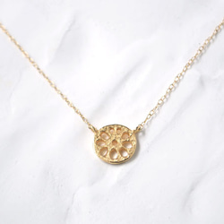 renkon necklace〔sv/ gold plating〕【訂製】 第2張的照片