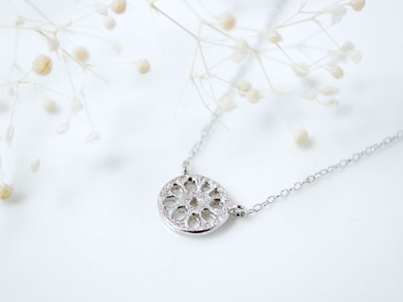 renkon necklace〔sv/ rhodium plating〕【訂製】 第1張的照片