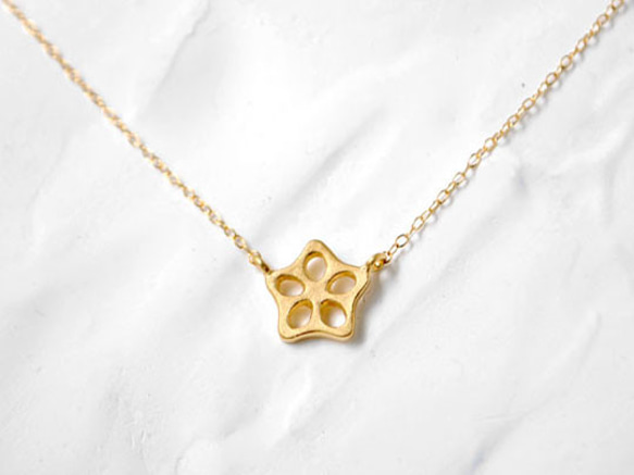 okura necklace〔sv/ gold plating〕【訂製】 第1張的照片