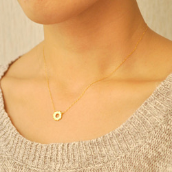 goya necklace〔sv/ gold plating〕 第3張的照片