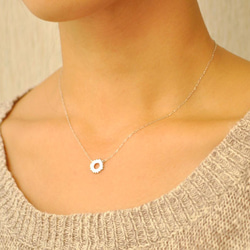 goya necklace〔sv/ rhodium plating〕 第3張的照片
