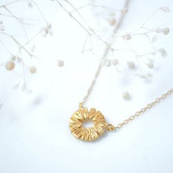 pineapple necklace〔sv/ gold plating〕 2枚目の画像