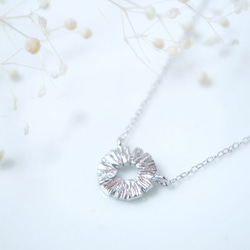 pineapple necklace〔sv/ rhodium  plating〕 2枚目の画像